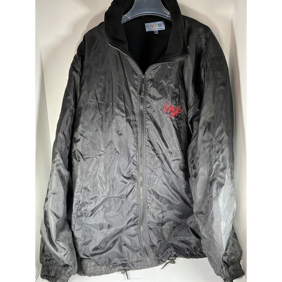 Vintage Dale Earnhardt Embroidered Fleece Lined  Jacket Size Large With Pockets - Picture 1 of 6